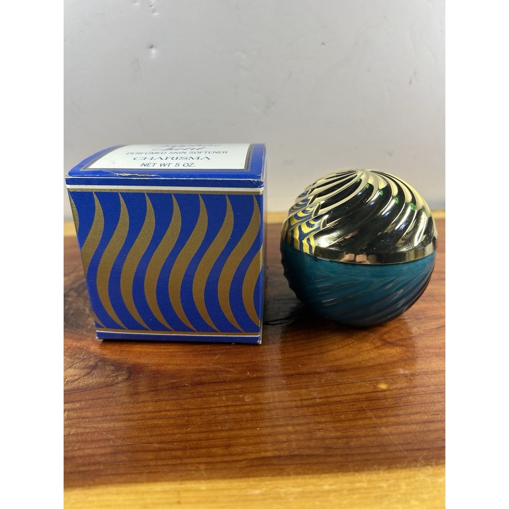 Vintage Avon Sapphire Swirl Perfumed Skin Softener‎ "Charisma" 5oz NIB
